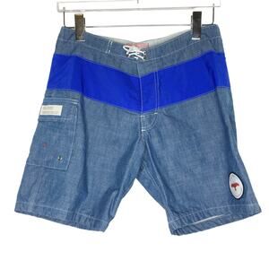 Apolis J Crew 30 Mens Swim Trunks Chambray Standard Issue Beach